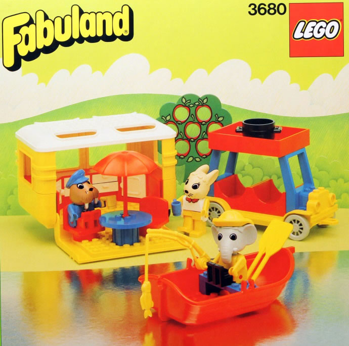 LEGO 3680 Caravan and Rowboat