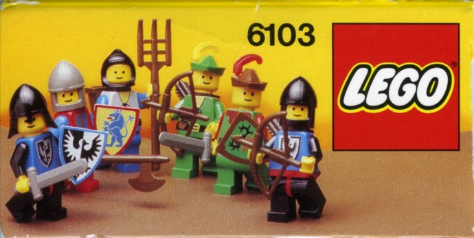 LEGO 6103 Castle Mini Figures
