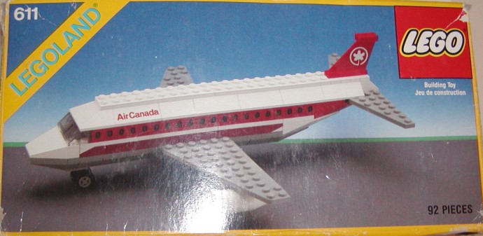 LEGO 611 Air Canada Jet Plane