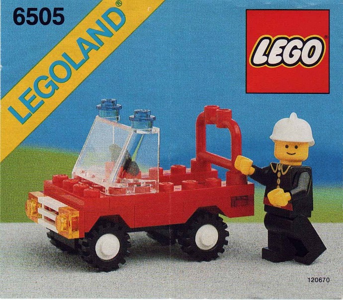 LEGO 6505 Fire Chief's Car