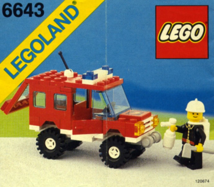 LEGO 6643 - Fire Chief's Truck