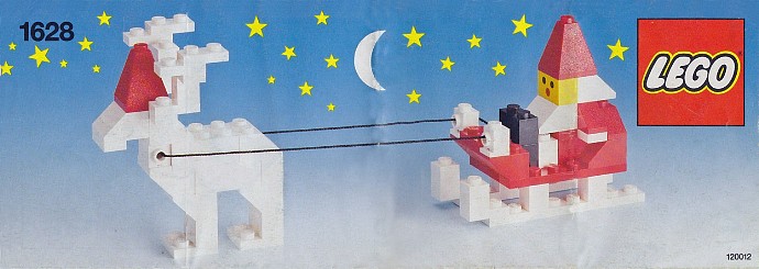 LEGO 1628 Santa with Reindeer and Sleigh