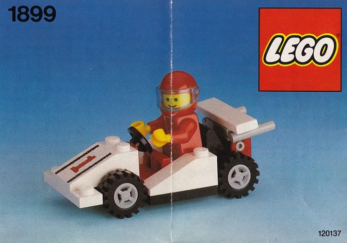 LEGO 1899 - Race Car Number 1.