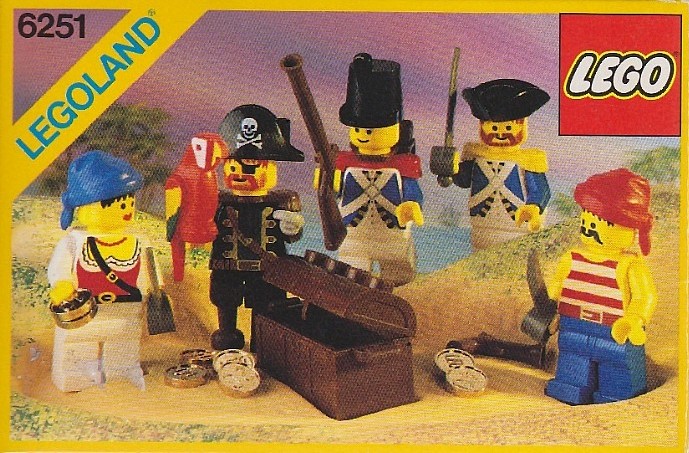 LEGO 6251 Pirate Mini Figures