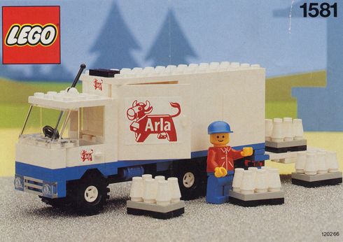 LEGO 1581 - Arla Milk Delivery Truck