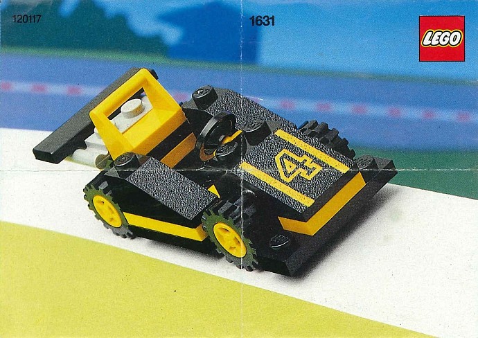 LEGO 1631 Black Race Car