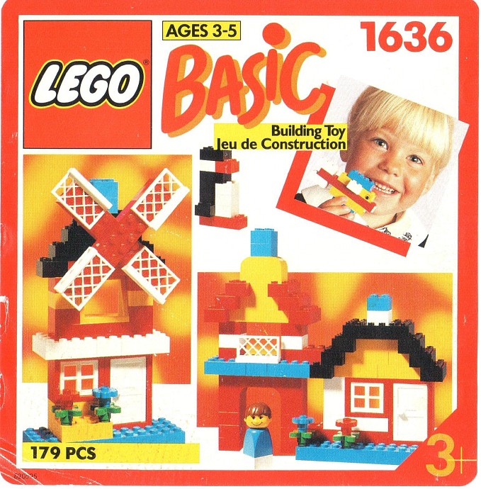 LEGO 1636 Handy Bucket of Bricks, 3+
