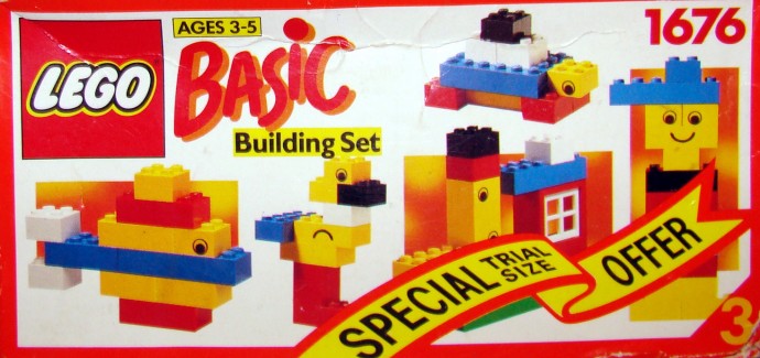 LEGO 1676 Basic Building Set, 3+