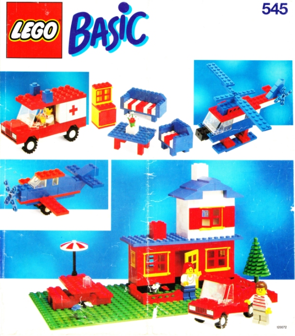 LEGO 545 Basic Building Set, 5+