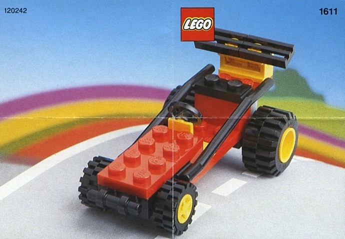 LEGO 1611 Red Race Car