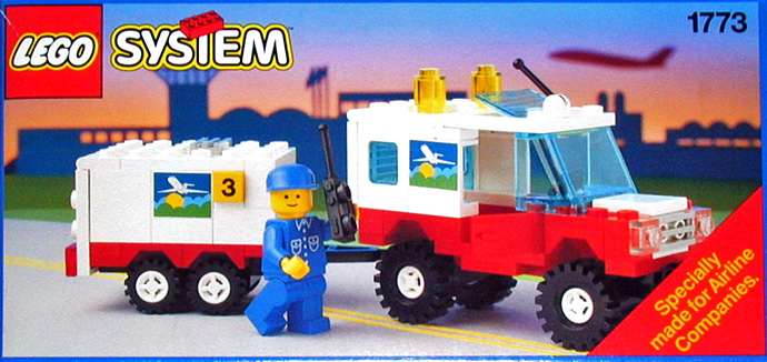 LEGO 1773 Airline Maintenance Vehicle with Trailer