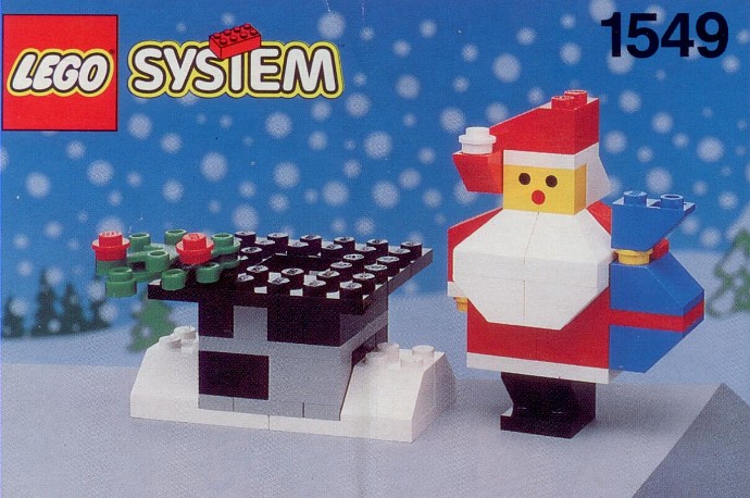 LEGO 1549 Santa and Chimney