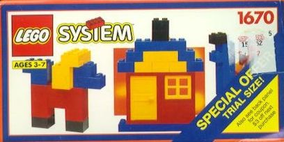 LEGO 1670 Trial Size Box