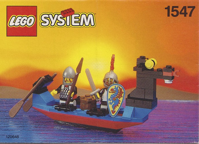 LEGO 1547 Black Knights Boat