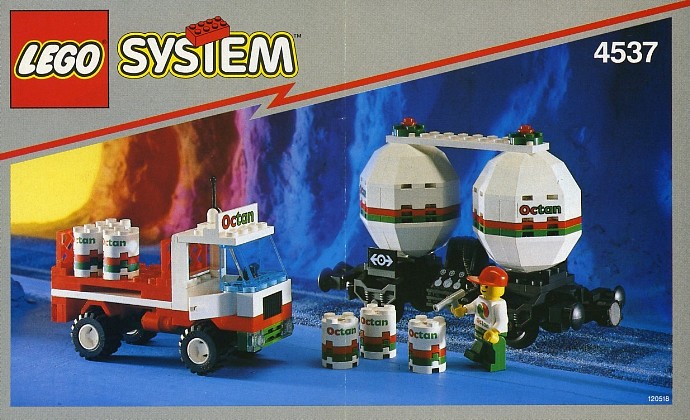 LEGO 4537 Octan Twin Tank Rail Tanker
