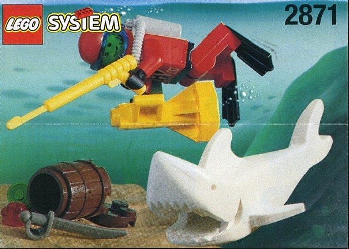 LEGO 2871 - Diver and Shark
