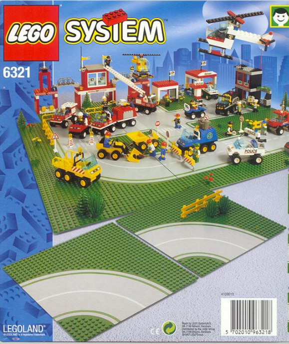 LEGO 6321 - Road Plates, Curved