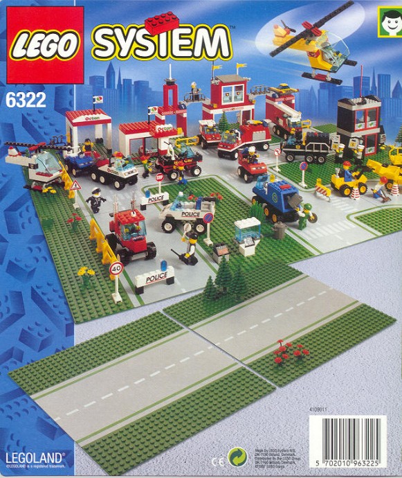 LEGO 6322 - Road Plates, Straight