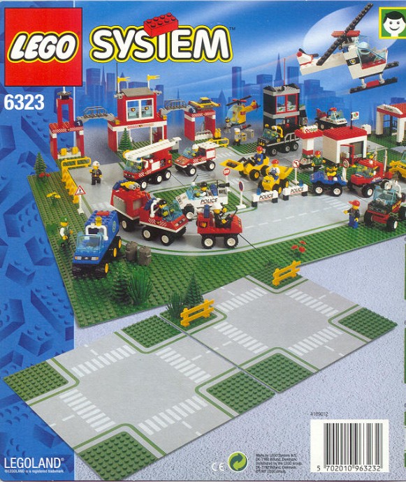 LEGO 6323 - Road Plates, Cross