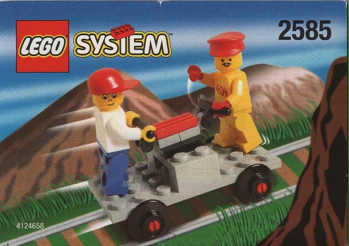 LEGO 2585 Track Buggy with Station Master and Cool Kid