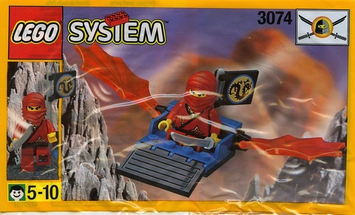 LEGO 3074 - Red Ninja's Dragon Glider
