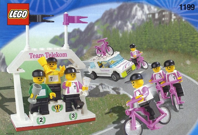 LEGO 1199 - Telekom Race Cyclists and Winners' Podium