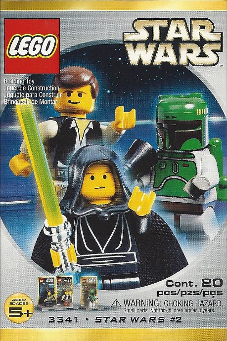 LEGO 3341 - Luke Skywalker, Han Solo and Boba Fett Minifig Pack - Star Wars #2