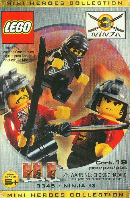 LEGO 3345 Three Minifig Pack - Ninja #2