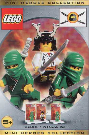 LEGO 3346 - Three Minifig Pack - Ninja #3