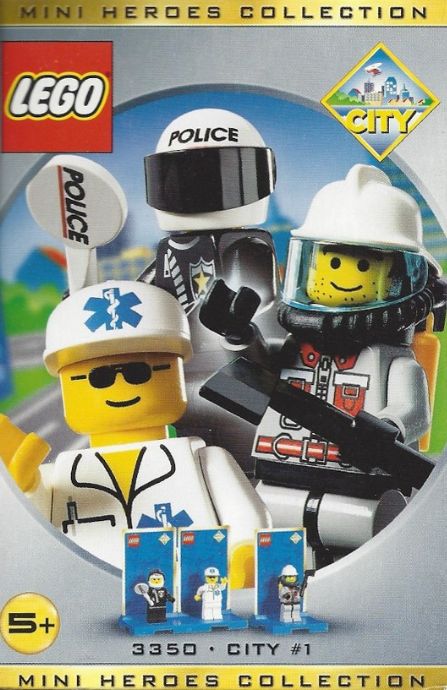 LEGO 3350 - Three Minifig Pack - City #1