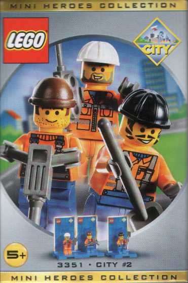LEGO 3351 Three Minifig Pack - City #2