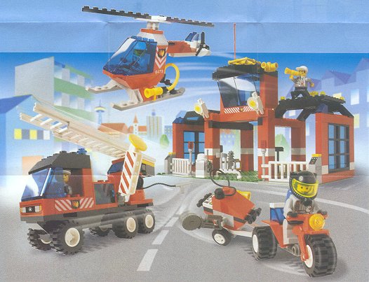 LEGO 6478 - Fire Fighters' HQ
