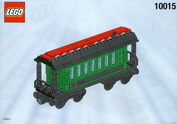 LEGO 10015 Green Passenger Wagon