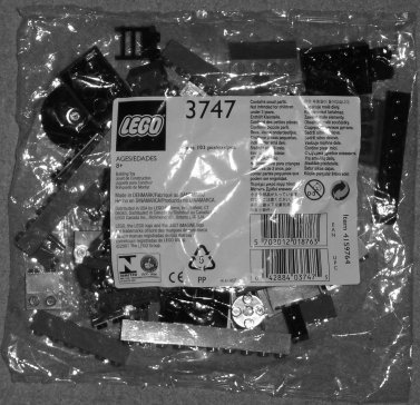 LEGO 3747 - Locomotive Dark Grey Bricks