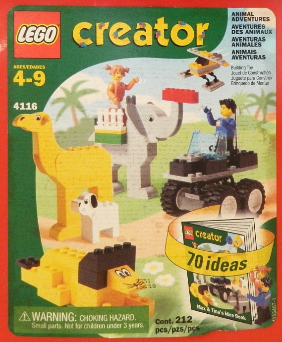 LEGO 4116 - Animal Adventures Bucket