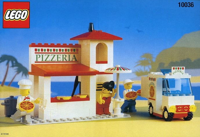 LEGO 10036 - Pizza-To-Go