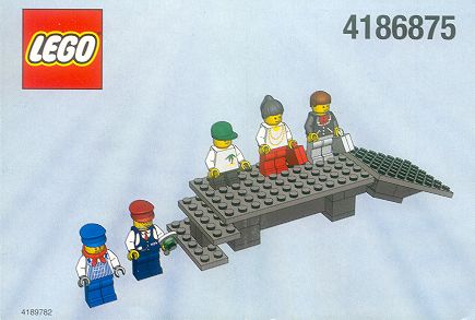 LEGO 4186875 - Platform and Mini-Figures