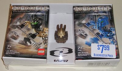 LEGO 65297 - Bionicle twin-pack with gold mask