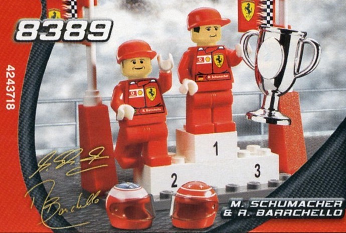 LEGO 8389 M. Schumacher and R. Barrichello