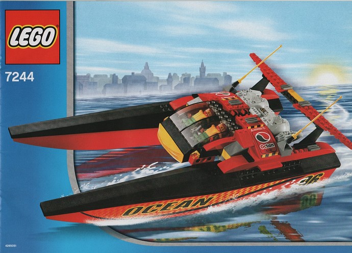 LEGO 7244 - Speedboat