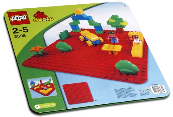 LEGO 2598 - Large Red Building Plate