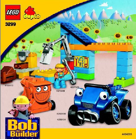 LEGO 3299 - Scrambler and Dizzy at Bob's Workshop