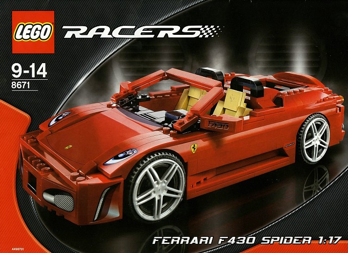 LEGO 8671 - Ferrari 430 Spider 1:17