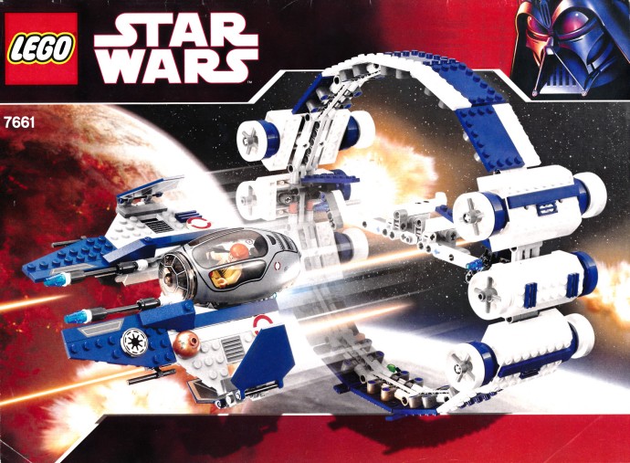 LEGO 7661 - Jedi Starfighter with Hyperdrive Booster Ring