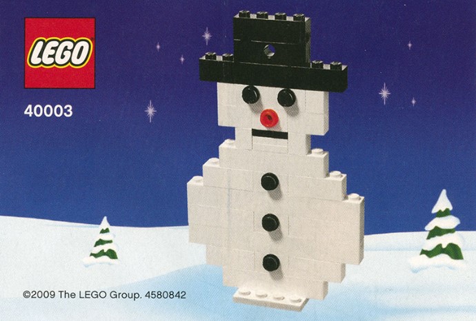 LEGO 40003 Snowman