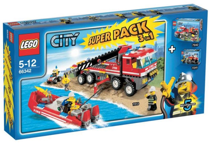 LEGO 66342 - City Super Pack 3 in 1