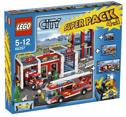 LEGO 66357 City Super Pack 4 in 1