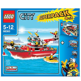 LEGO 66360 - City Super Pack 4 in 1