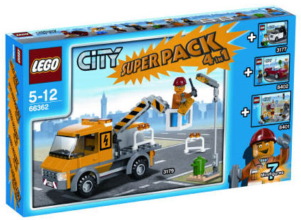 LEGO 66362 City Super Pack 4 in 1