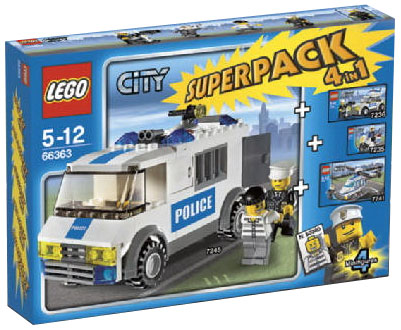 LEGO 66363 City Super Pack 4 in 1